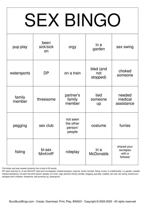 porn bingo